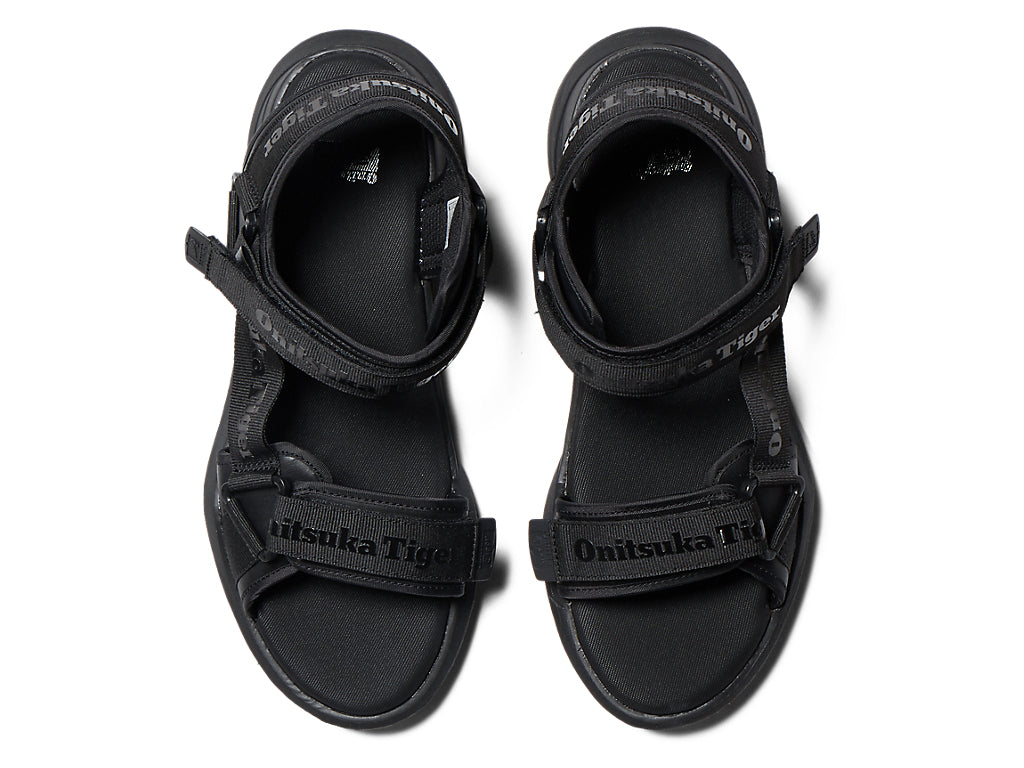 Onitsuka Tiger Ohbori Strap Sneakers - Black / Black