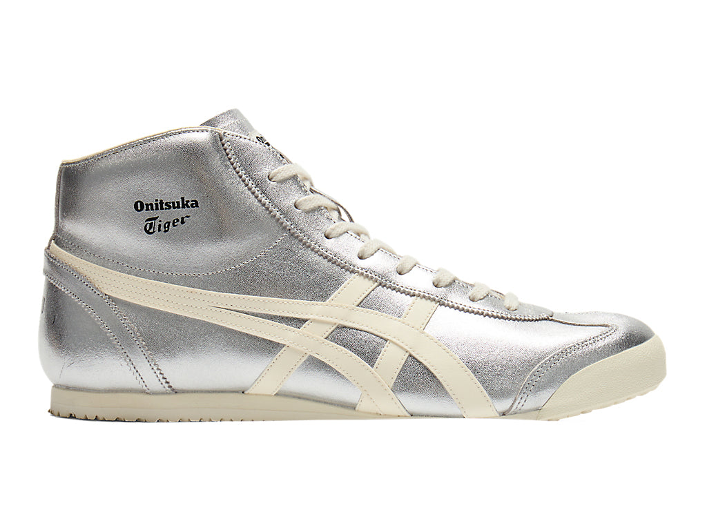 Onitsuka Tiger Mexico Mid Runner Sneakers - Silver / Cream