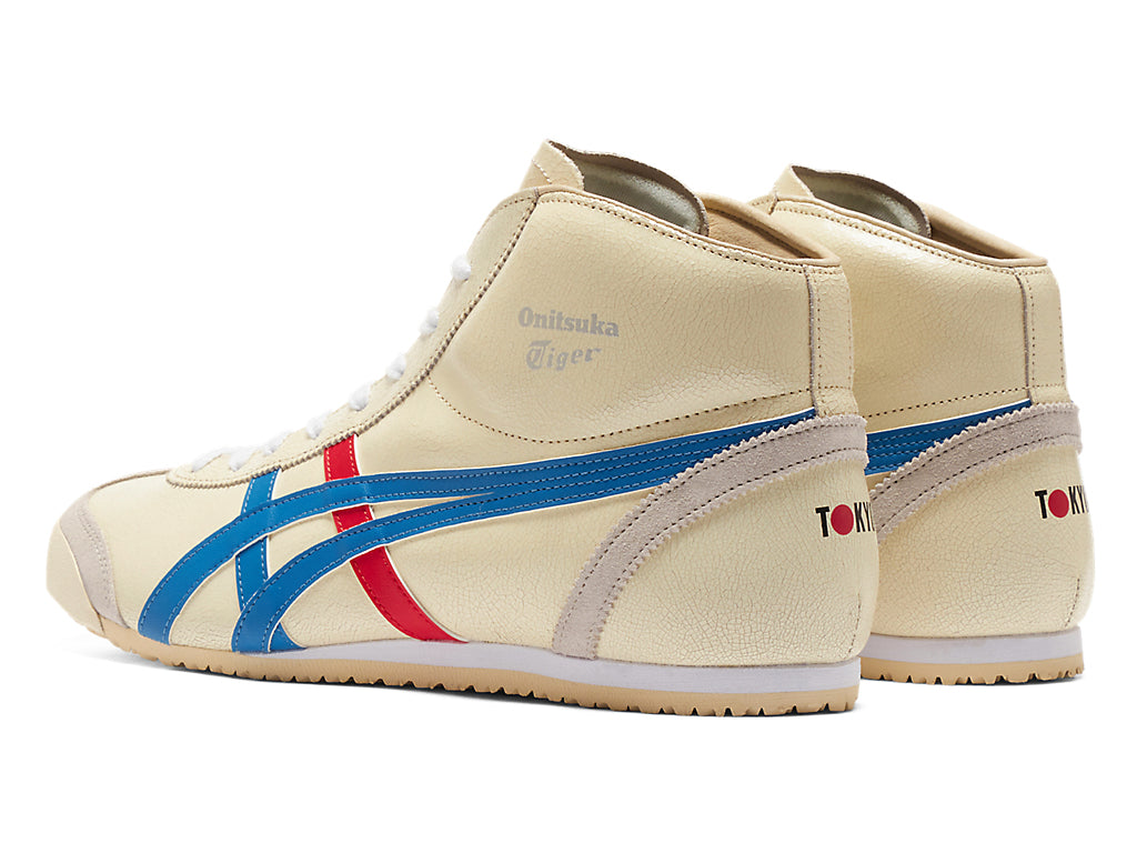 Onitsuka Tiger Mexico Mid Runner Sneakers - White / Blue