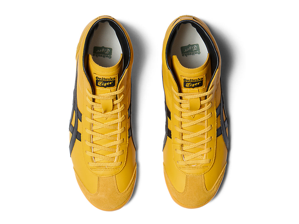 Onitsuka Tiger Mexico Mid Runner Sneakers - Yellow / Black