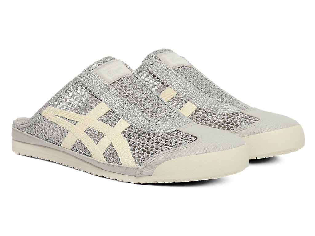 Onitsuka Tiger Mexico 66 Sabot Sneakers - Pure Silver / Cream