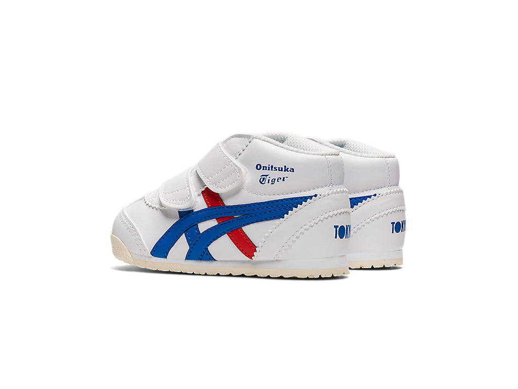 Onitsuka Tiger Mexico Mid Runner Kids Sneakers - White / Directoire Blue