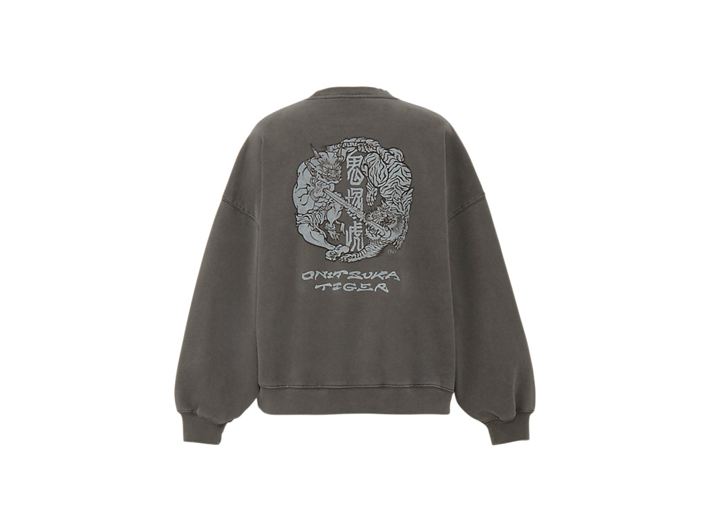 Onitsuka Tiger Washed Sweat Top Sweatshirt